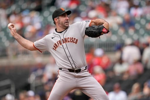 Verlander ends historic 16-game winless streak as Devers’ 2 homers power Giants past Braves 9-3
