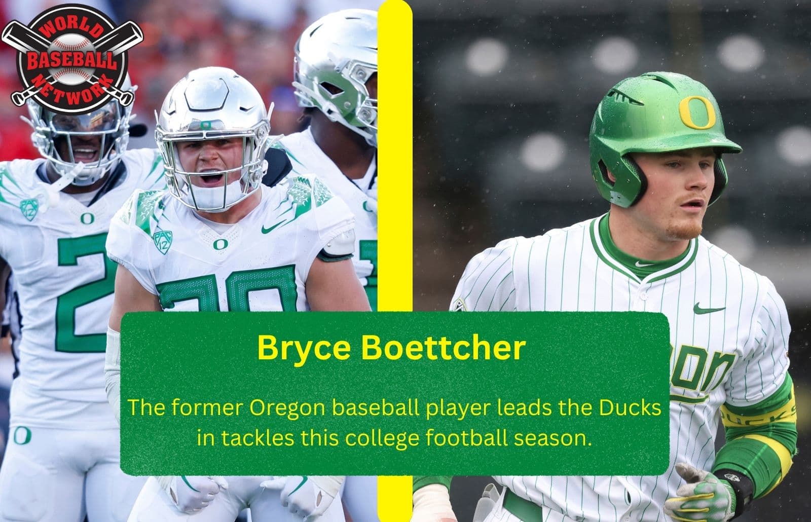 Oregon Ducks Linebacker Bryce Boettcher and his College Baseball Career