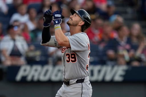 Tigers extend Guardians’ losing streak to 8 games with homers from Pérez and McKinstry