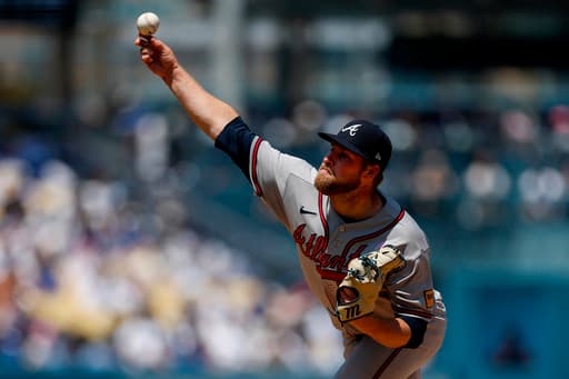 Bryce Elder stifles Dodgers’ bats as Braves take series with 7-2 win