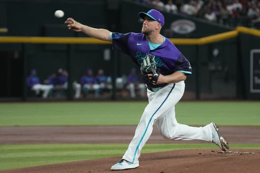 D-backs pitcher Merrill Kelly leaves vs. Dodgers in 6th with cramping in right leg