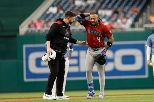 Diamondbacks Ketel Marte to miss several weeks with left hamstring strain