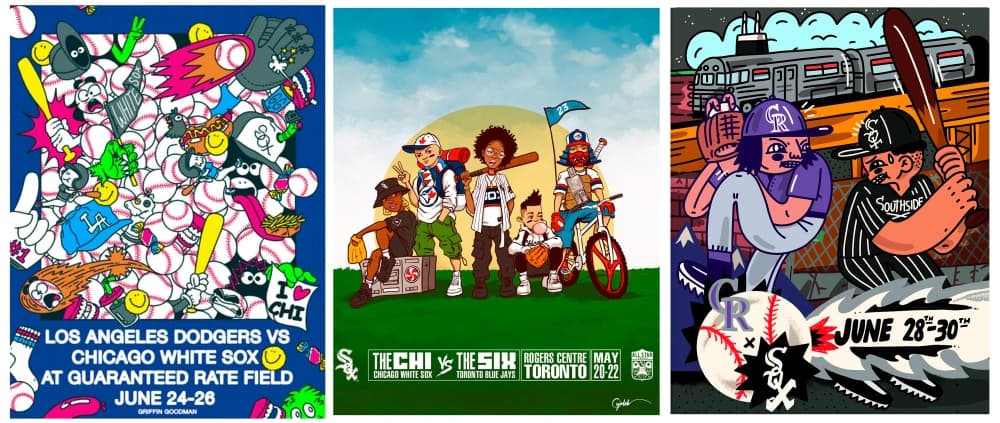 White Sox Rolling Out Concert-style Posters in Crossover of Art and Chicago Sports