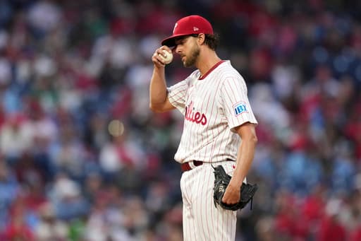 Phillies right-hander Aaron Nola’s return from sprained ankle slower than expected