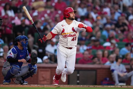 Alec Burleson has 3 RBIs, Andre Pallante works 5 2/3 innings as Cardinals defeat Rangers 5-3