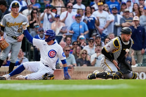Busch ends 0-for-30 slide with tying single, Cubs overcome 5-run deficit to beat Pirates 7-6