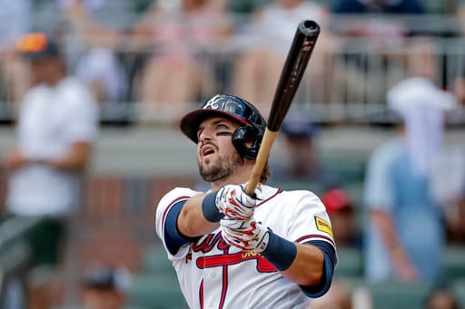Baldwin has career-high 5 hits, including 2 homers, Riley adds 2 homers as Braves top Rangers 8-5