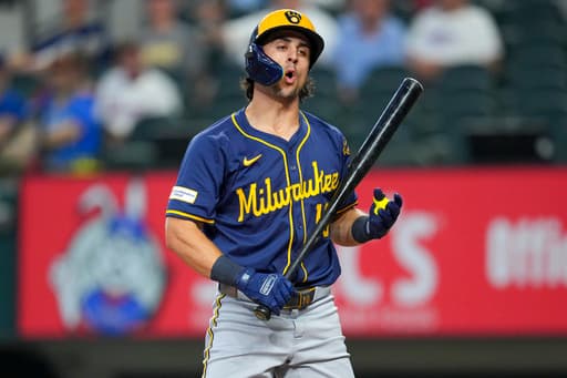 MLB-best Brewers swept in September like they were to start this season as Rangers roll