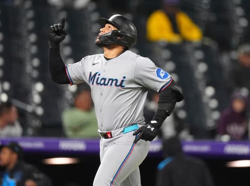 Ramírez homers, drives in 3 as Marlins beat Rockies 8-4