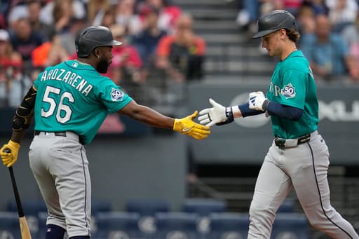 Emerson homers, Crawford singles in go-ahead run in the Mariners’ 3-1 win over the Guardians