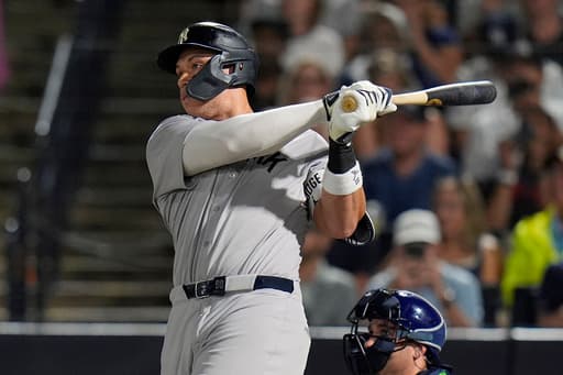 Yankees tie club record with 9 home runs in 13-3 win over Rays