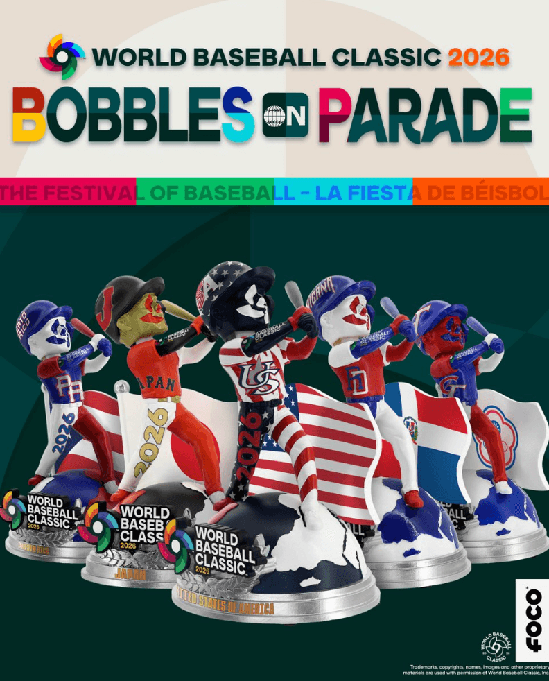 Vaccaro: FOCO’s WBC Parade Bobbleheads are Underwhelming