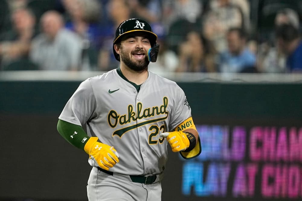 Shea Langeliers has 3-homer game, first for Athletics starting catcher in 99 years