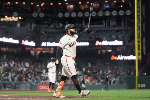 Ramos homers twice and has 5 RBIs to help Roupp and the Giants beat the Blue Jays 10-1