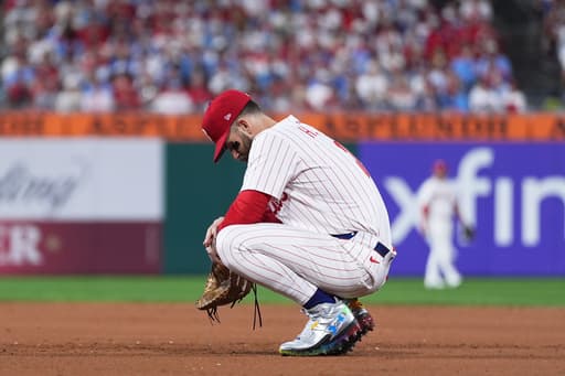 Phillies’ high-priced stars Harper, Schwarber, Turner flop in NLDS and face elimination in Game 3