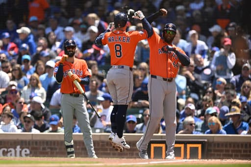 Astros slugger Yordan Alvarez leaves game against Cubs in 6th inning because of back spasms