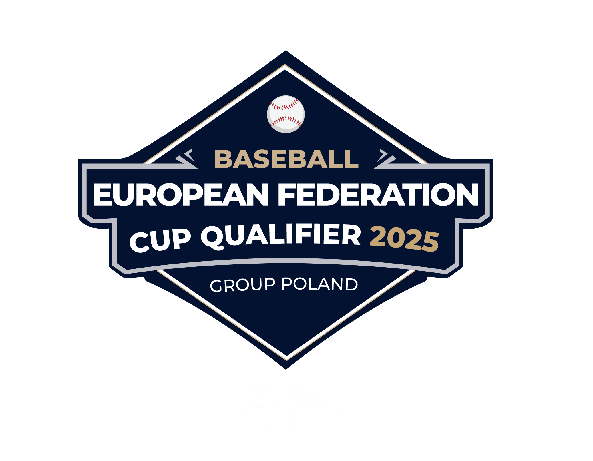 Baseball European Federation Cup Qualifier 2025 Group Poland WBSC Europe Logo