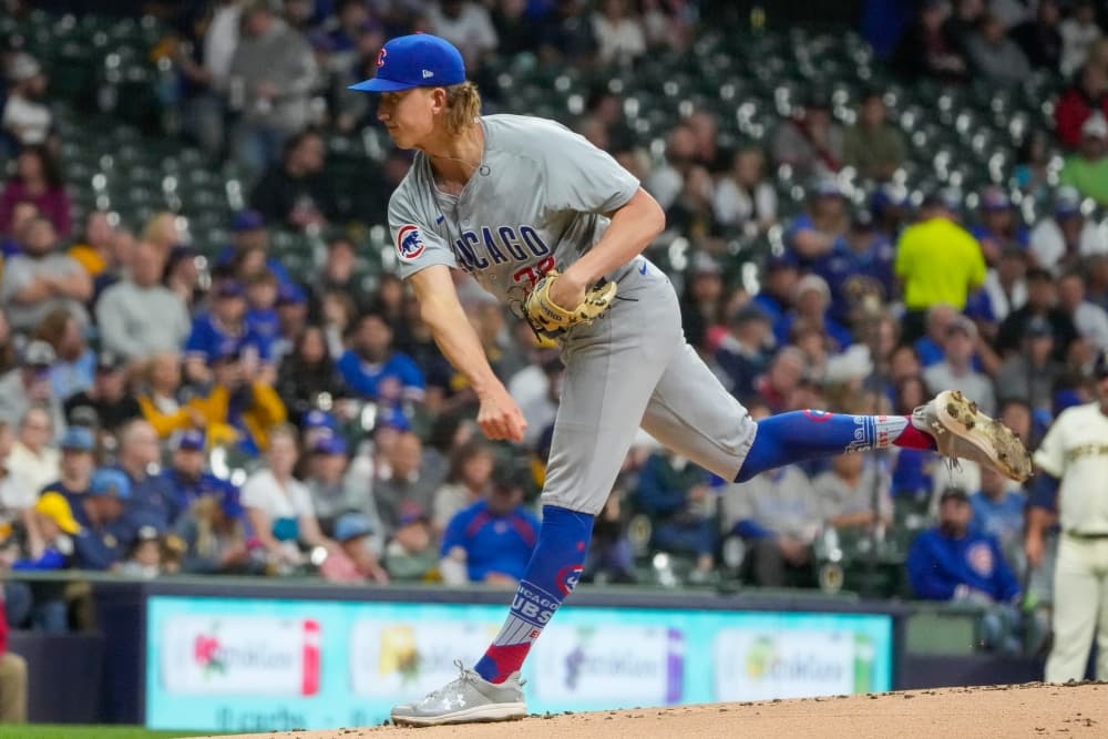 Cubs’ Brown holds Brewers hitless through 7 innings before Frelick singles in the 8th off Wesneski