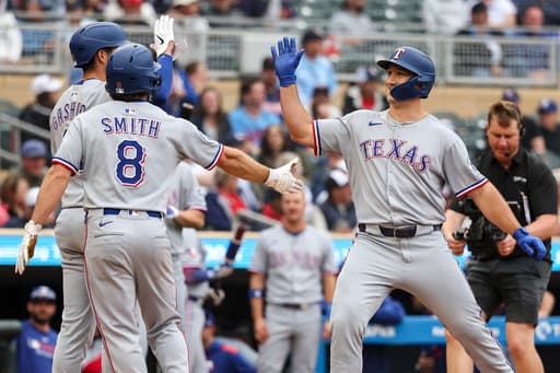 Rangers hit season-high 6 home runs in a 16-3 romp over the Twins