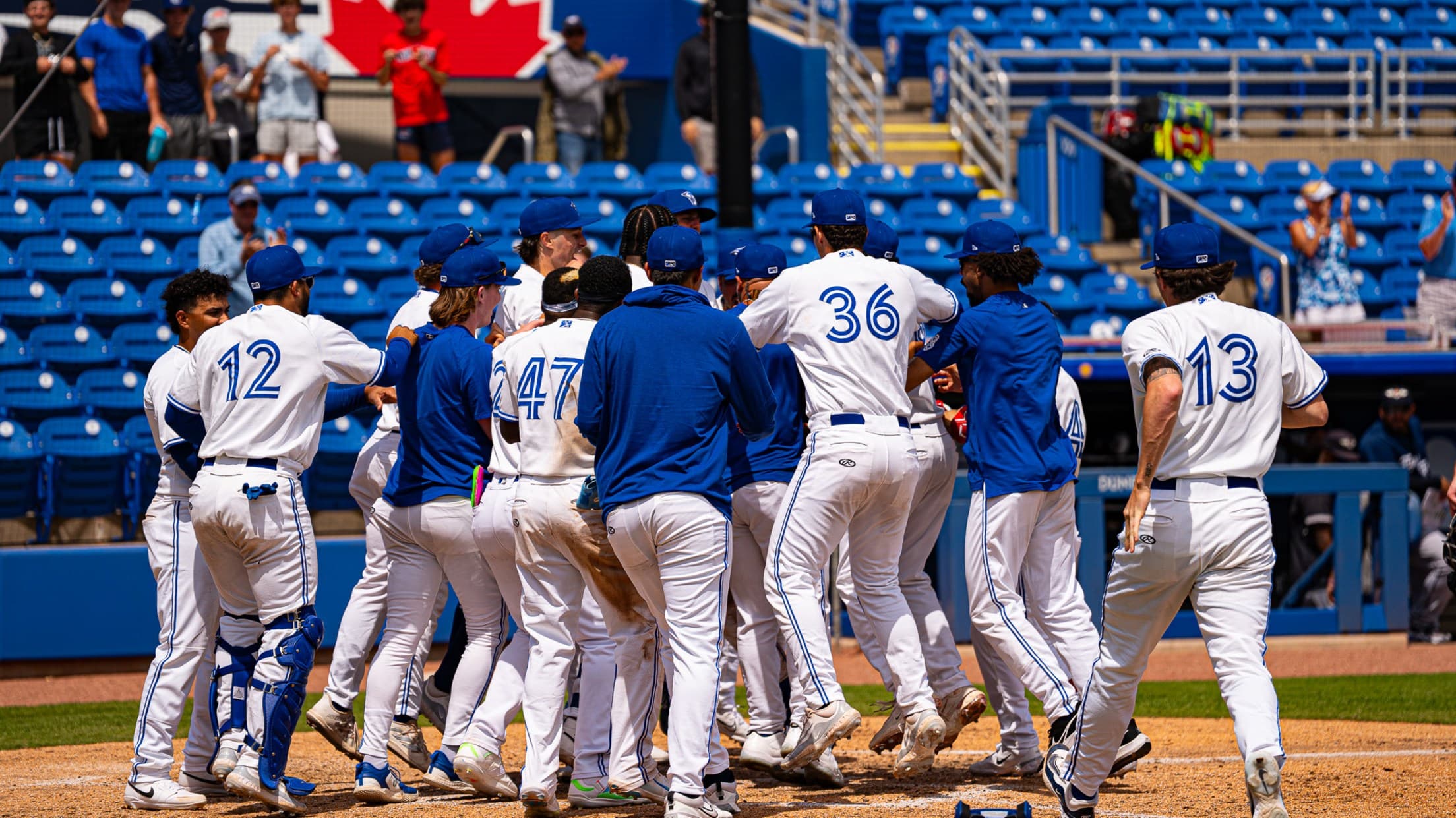 Blue Jays Single-A Affiliate Walk Their Way Into History