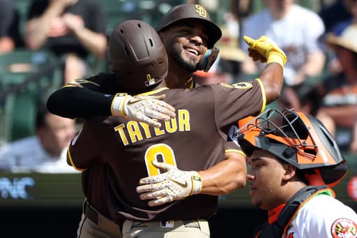 San Diego’s Bogaerts hit on the helmet by a pitch, then Baltimore’s Henderson gets hit