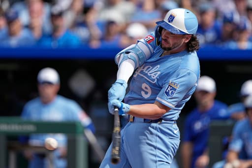 Pasquantino’s big day helps Royals beat Ohtani and Dodgers 9-5 to snap 11-game home skid