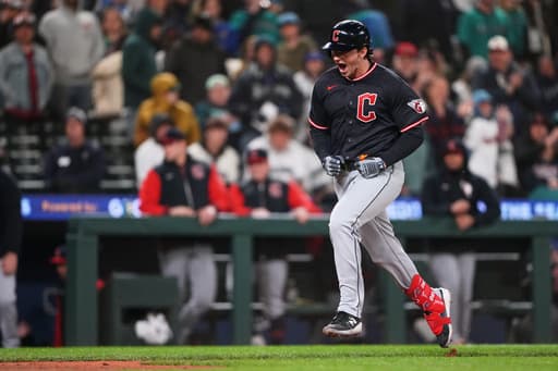 Guardians’ Chase DeLauter hits 4th home run in 3rd career game, Guardians beat Mariners 6-5