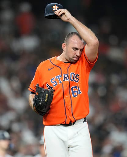 Astros reinstate left-hander Bennett Sousa from injured list, option Colton Gordon to Triple-A