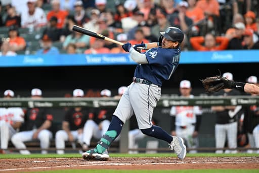 Josh Naylor’s grand slam powers Mariners past Orioles, 6-3