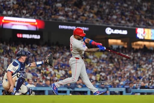 Phillies rally past the Dodgers 4-3 on Edmundo Sosa’s homer in 8th