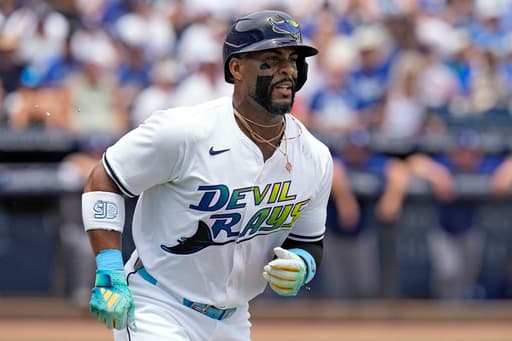 Yandy Diaz hits 2 home runs off Blake Snell as Rays beat Dodgers 4-0