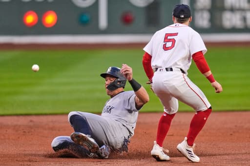 Yankees await results of MRI on Giancarlo Stanton’s right calf as slugger remains on active roster