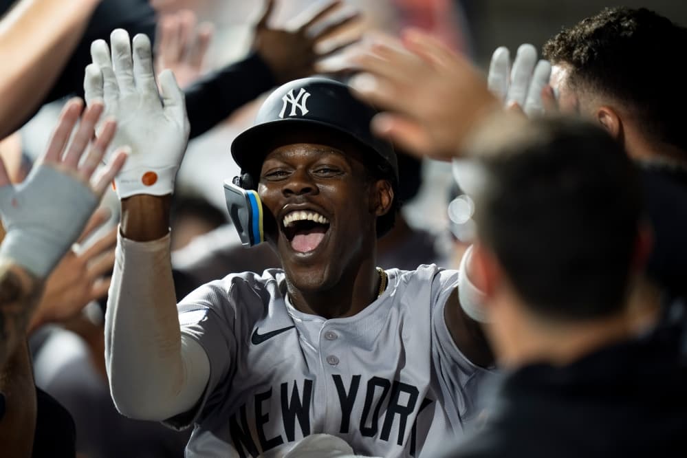 Jazz Chisholm Borrows Aaron Judge’s Bat and Homers