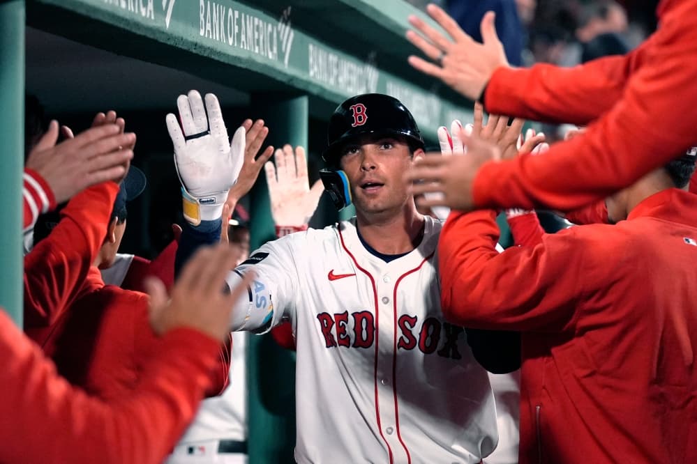 Red Sox 1B Triston Casas out indefinitely with broken rib suffered on hard swing at plate