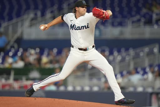 Tyler Phillips earns 1st win of the season in Marlins 2-0 victory over Diamondbacks