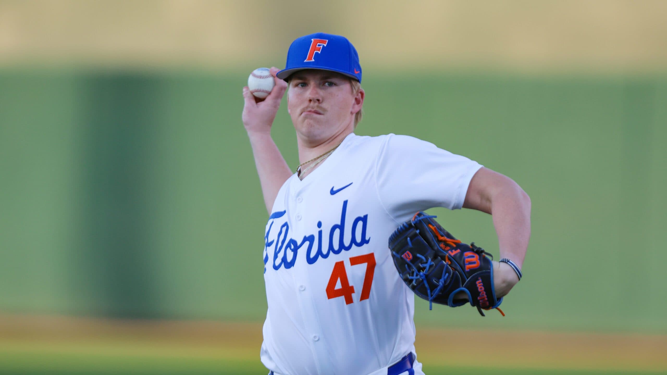 Florida’s Aidan King with no Earned Runs so far this Season