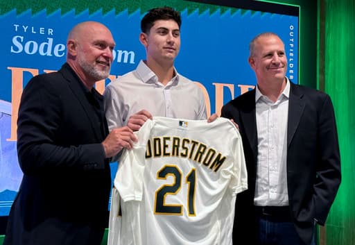 A’s announce Soderstrom deal at future Las Vegas home