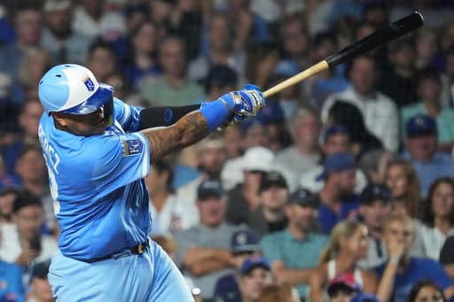 Perez, Caglianone and Rave homers power the Royals to a 12-4 win over the Cubs