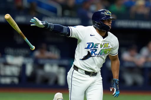 Rays beat the Guardians 11-3 behind homers from Ryan Vilade and Richie Palacios