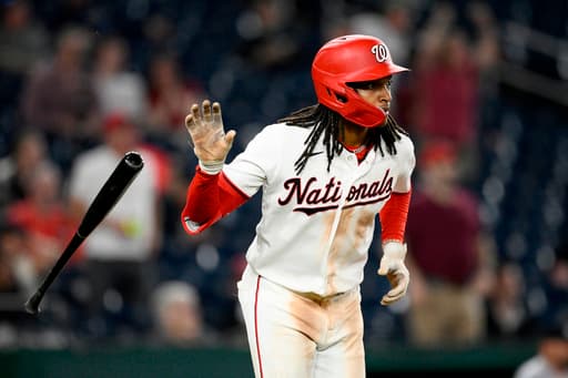 Abrams has grand slam and 5 RBIs, House, Tena and Millas also homer as Nationals rout Twins 15-2