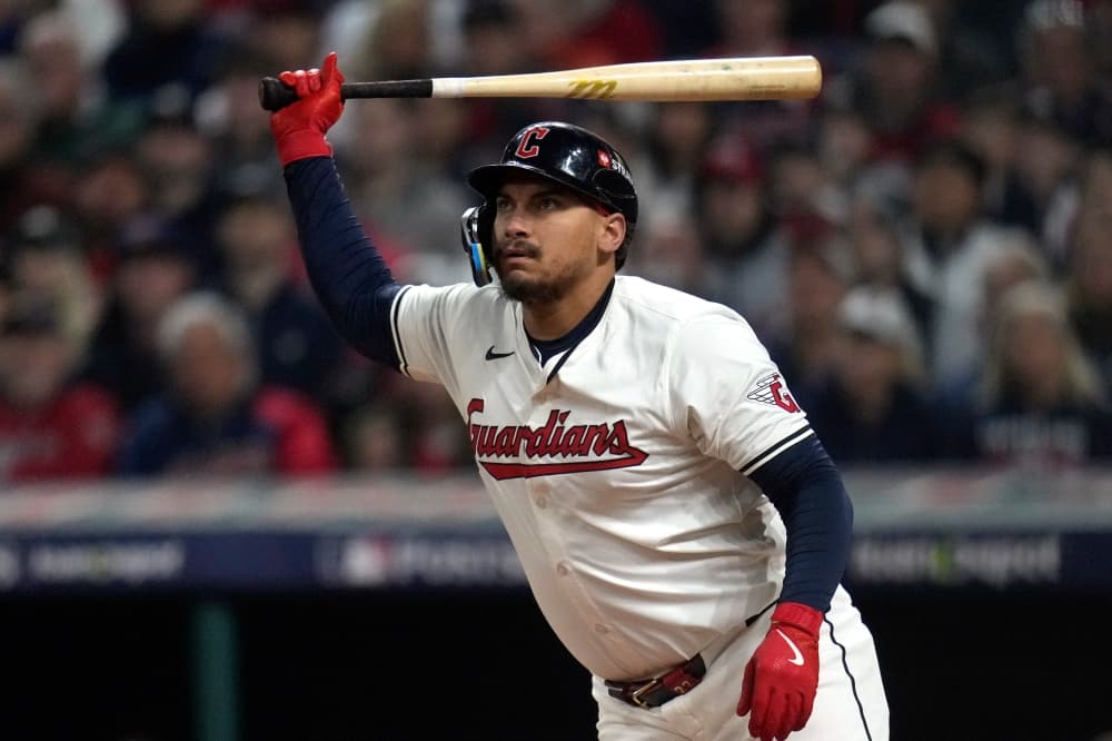 D-backs acquire 1B Josh Naylor from Guardians, who fill gap by adding Carlos Santana, AP source says