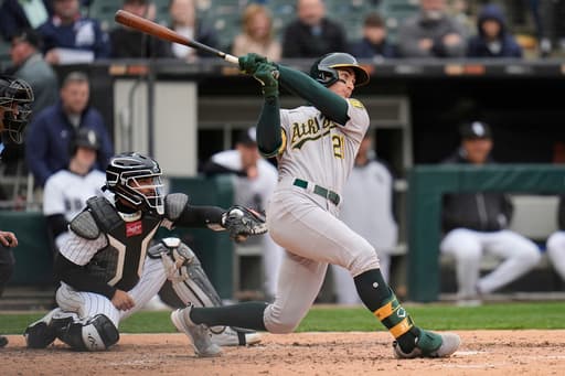 Soderstrom hits major league-leading 9th homer as A’s beat White Sox 8-0