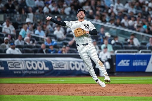 Yankees put Ryan McMahon on injured list with a throat infection and recall Oswaldo Cabrera