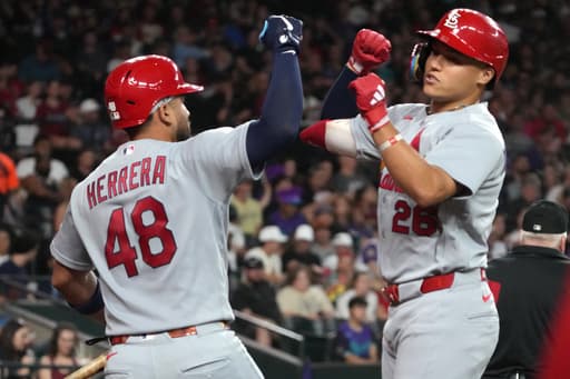 Wetherholt hits solo HR, Winn has 3 RBIs to lead the Cardinals past the D-backs 5-4