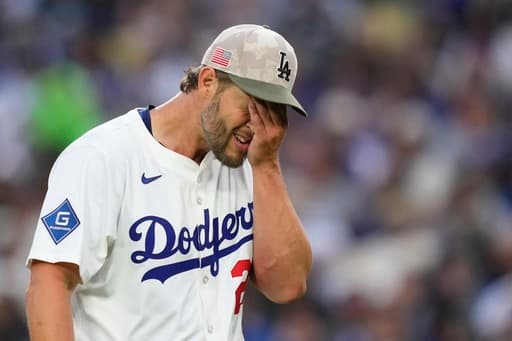 Kershaw exits after 4 shaky innings in rusty season debut for Dodgers