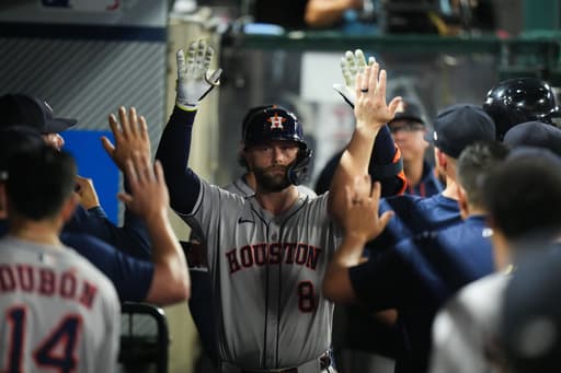 Walker hits 2 homers as Astros beat Angels 6-1 after getting knocked out of playoff contention