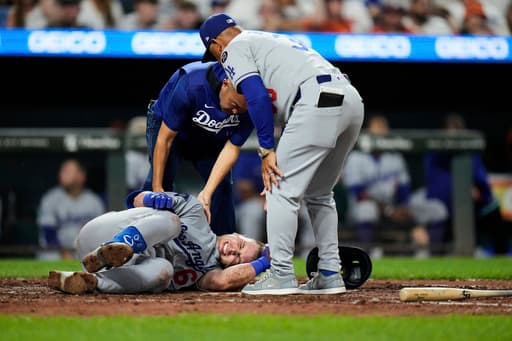 Dodgers’ Rushing to have CT scan Saturday after suffering knee inury Friday in loss to Orioles