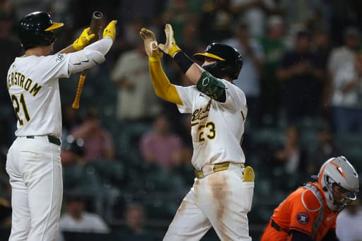 Langeliers has HR among 4 hits, Soderstrom also goes deep as Athletics beat Astros 6-0