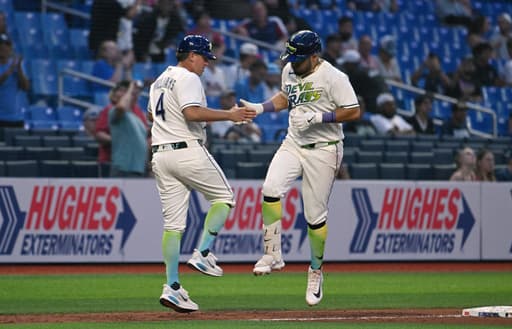 Caminero and Aranda each homer twice as the Rays beat the Twins 6-2