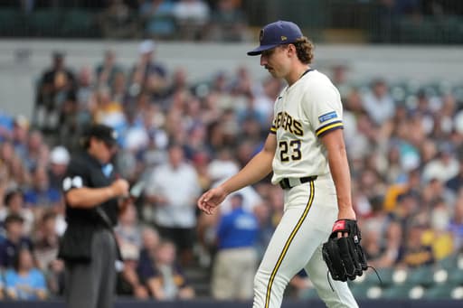 Brewers send pitcher Brandon Sproat to Triple-A after acquiring Dustin May